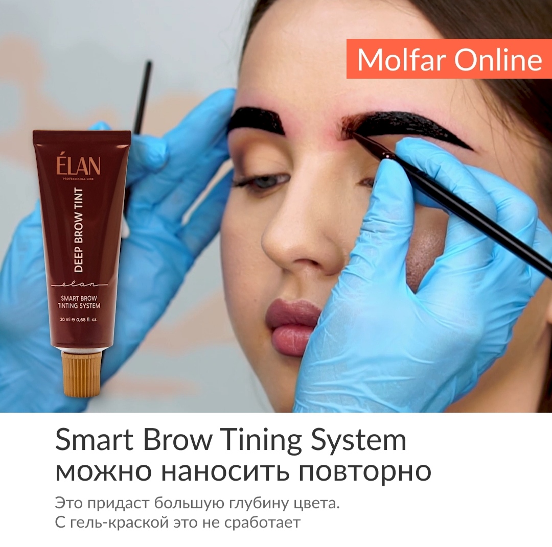 Окрашивание системой Smart Brow Tining System. Выбранные моменты из вебинара Юлии Щесюк
